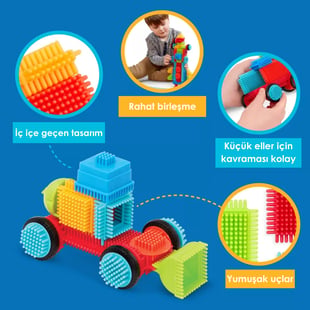 Battat Yapı Oyuncakları - İnşaat - 50 Parça