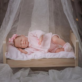 Berenguer Babylin Gerçekçi Yenidoğan Oyuncak Kız Bebek 45 cm