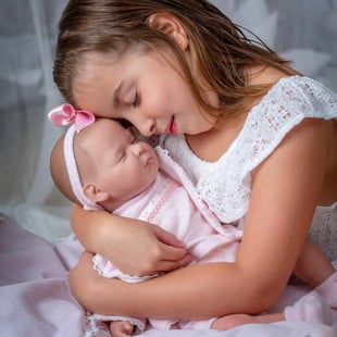 Berenguer Babylin Gerçekçi Yenidoğan Oyuncak Kız Bebek 45 cm