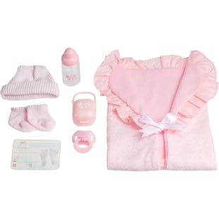 Berenguer Gerçekçi Yenidoğan Oyuncak Bebek 39 cm ve Pembe Kundak Seti