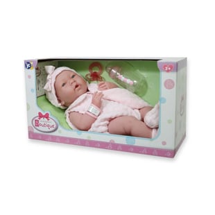Berenguer Gerçekçi Yenidoğan Oyuncak Kız Bebek 38 cm ve Örme Battaniye