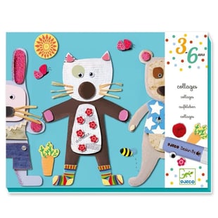 Djeco Kağıt Yapıştırma - Collages For Little Ones