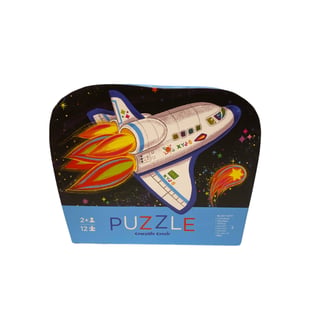 Crocodile Creek Mini  Puzzle - 12  Parça - Roket