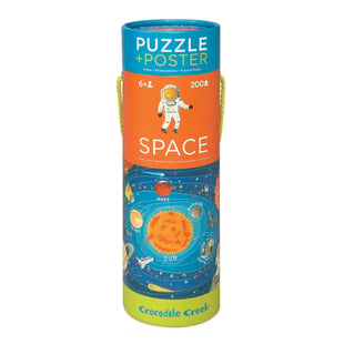 Crocodile Creek Poster Puzzle - 200 Parça - Uzay