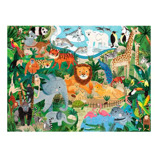Crocodile Creek Puzzle - 24 Parça - Hayvanat Bahçesi