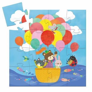 Djeco Dekoratif Puzzle 16 Parça -  Balloon