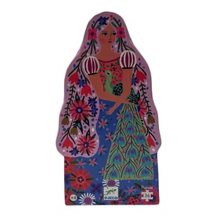 Djeco Dekoratif Puzzle 36 Parça - Princess & Peacock