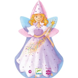 Djeco Dekoratif Puzzle 36 Parça - The Fairy And The Unicorn