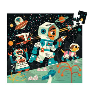 Djeco Dekoratif Puzzle 54 Parça - Space Station