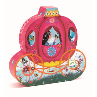 Djeco Dekoratif Puzzle 54 Parça - Elises Carriage