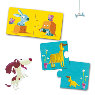 Djeco İkili Puzzle - Duo Opposites