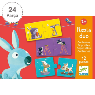 Djeco İkili Puzzle - Duo Opposites