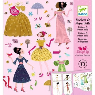 Djeco Kağıt Giydirme Seti - Dresses Through The Seasons