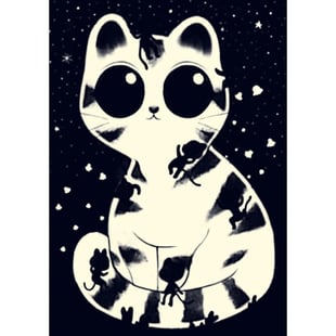 Djeco Wizzy Puzzle 50 Parça - Cuddly Cats