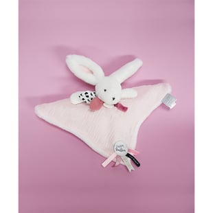 Doudou Hediye Kutulu Pembe Tavşan Uyku Arkadaşı 25 cm