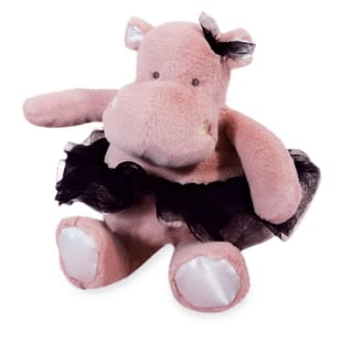 Doudou Tütülü Pembe Hipopotam 22 cm