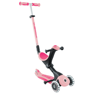 Globber Go Up Deluxe Işıklı Scooter - Pastel Pembe