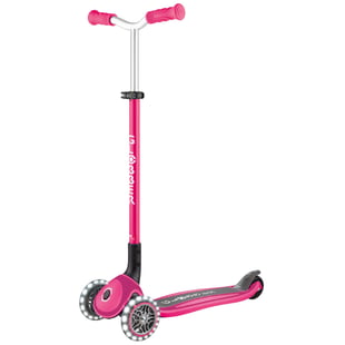 Globber Master Işıklı Katlanabilir Scooter - Fuşya