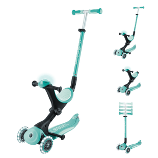 Globber Go Up Deluxe Işıklı Scooter - Mint Yeşili