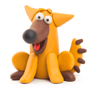 Hey Clay Yaratıcı Kil Seti - Cow, Doggie, Sheep