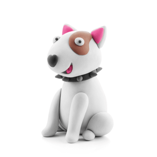 Hey Clay Yaratıcı Kil Seti - Shepherd, Bull Terrier, Yorkie