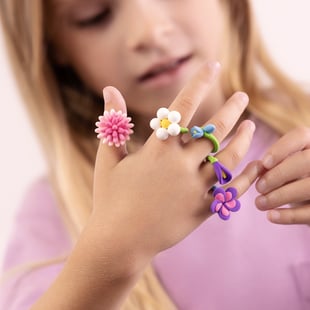 Hey Clay Yaratıcı Kil Seti - Flower Rings