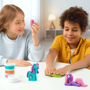 Hey Clay Yaratıcı Kil Seti - Rainbow Unicorns