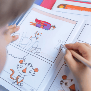 Tiger Tribe Comic Book Kit - Practice Plan Create
