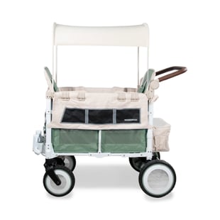 Wonderfold VW2 Volkswagen İkili Bebek Arabası Vagonu - Haki Yeşil