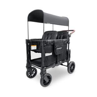 Wonderfold W2 Luxe Pro İkili Bebek Arabası Vagonu - Siyah