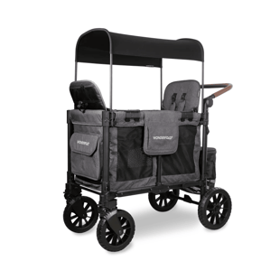 Wonderfold W2 Luxe Pro İkili Bebek Arabası Vagonu - Kömür Grisi