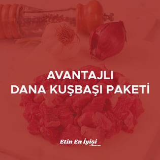 Avantajlı Dana Kuşbaşı Paketi
