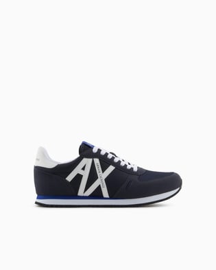 ARMANI EXCHANGE Armani Exchange Erkek Rahat Taban Nefes Alabilir Özellikli Lacivert Sneaker XUX017 XCC68-K487
