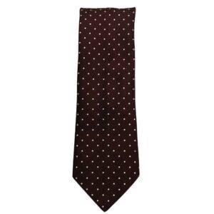 BOSS  BOSS Erkek %100 İpek Mikro Desenli Bordo Kravat 50545600-620