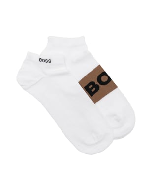 BOSS BOSS Erkek Rahat Tabanlı Boss Logolu Beyaz1 Çorap 50469720-101