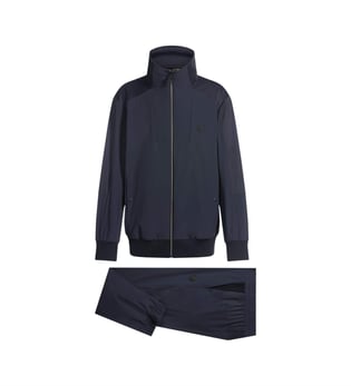 BOSS BOSS Erkek Regular Fit Fermuar Kapamalı Uzun Kollu Dik Yaka Lacivert Eşofman Takımı 50531912-402
