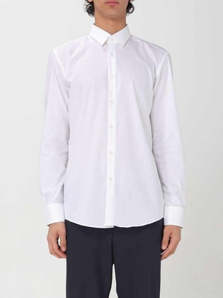 BOSS BOSS Erkek Regular Fit Pamuklu Uzun Kollu Beyaz Gömlek 50533018-100
