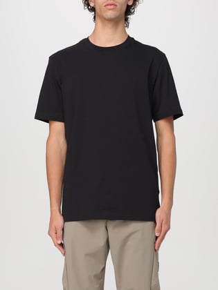 BOSS BOSS Erkek Regular Fit Pamuklu Yuvarlak Yakalı Kısa Kollu Siyah T-Shirt 50468972-001