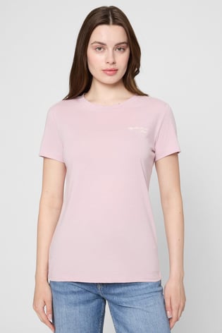 BOSS BOSS Kadın Pembe T-Shirt 50545288-562