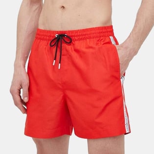 Calvin Klein Calvin Kleın Erkek Çabuk Kuruyan Kumaşlı Normal Kesim Kırmızı Mayo KM0KM00810-XNE