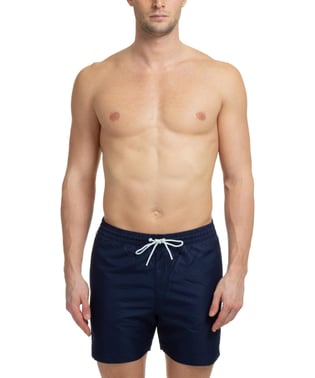 Calvin Klein Calvin Kleın Erkek Çabuk Kuruyan Kumaşlı Normal Kesim Lacivert Mayo KM0KM00810-DCA