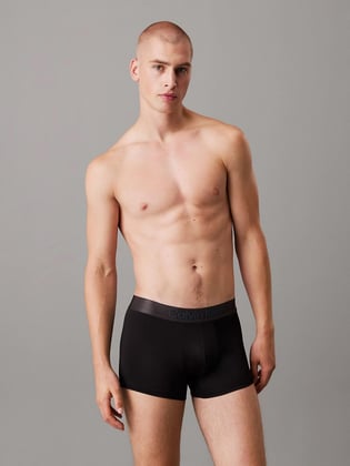 Calvin Klein Calvin Klein Erkek Dar Kalıp Nefes Alabilen Kumaş Logolu Elastik Bel Bantlı 3'lü Siyah Boxer LV00NB4269-UB1