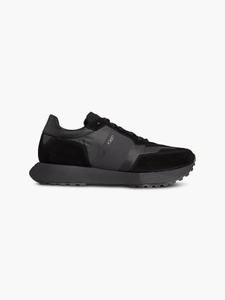 Calvin Klein Calvin Kleın Erkek Logolu Normal Kalıp Bağcıklı Günlük Siyah Ayakkabı HM0HM00497-00U