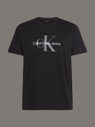 Calvin Klein Calvin Klein Erkek Logolu Bisiklet Yaka Kısa Kol Standart Siyah T-Shirt LV040EM286-UB1