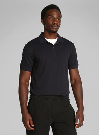 Calvin Klein Calvin Klein Erkek Polo Yaka Düğme Kapamalı Calvin Klein Yazılı Siyah Polo Yaka T-Shirt K10K114484-BEH