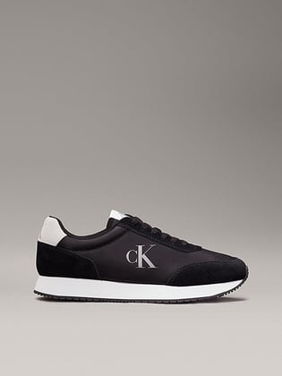 Calvin Klein Calvin Kleın Erkek Rahat Koşucu Bağcıklı Siyah Sneaker YM0YM01119-0GM