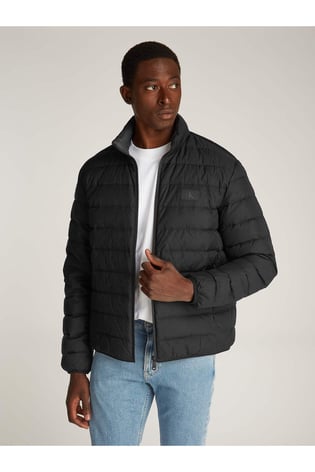 Calvin Klein Calvin Kleın Erkek Regular Fit Uzun Kollu Dik Yaka Kapitoneli Siyah Ceket J30J326716-BEH