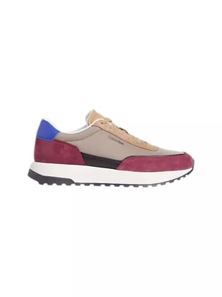 Calvin Klein Calvin Klein Erkek Süet Detaylı Rahat Taban Kahverengi Sneaker HM0HM01714-0HR