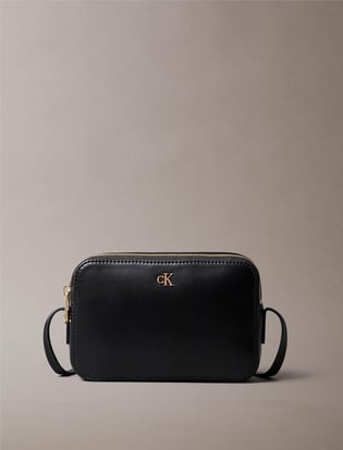 Calvin Klein Calvin Klein Kadın Ayarlanabilir Uzun Askılı CK Logolu Fermuarlı Siyah Omuz Çantası LV04F3173G-YIH