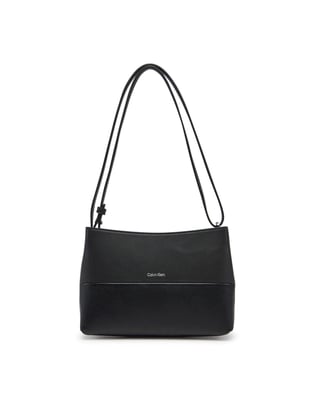 Calvin Klein Calvin Klein Kadın Deri Askı Ayarlanabilir Calvin Klein Yazılı Siyah Omuz Çantası K60K613009-BEH